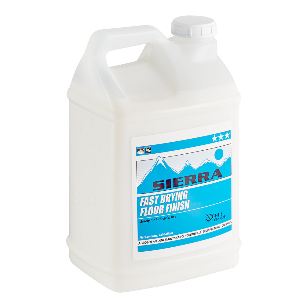 Noble 2.5 gallon / 320 oz. Fast Drying Ready-to-Use Floor Finish - 2/Case