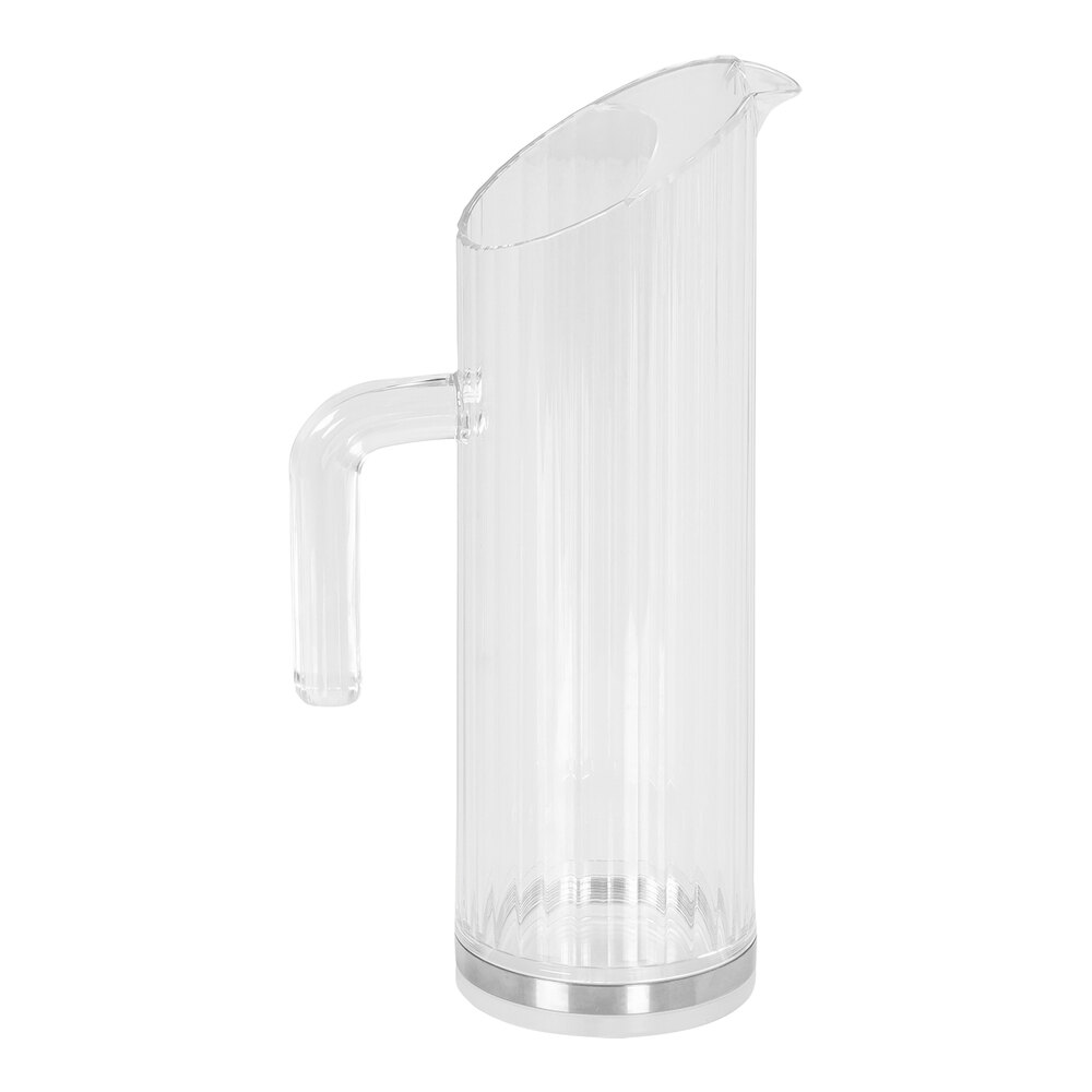 Cal-Mil 53 oz. Ribbed Polycarbonate Pitcher 23410
