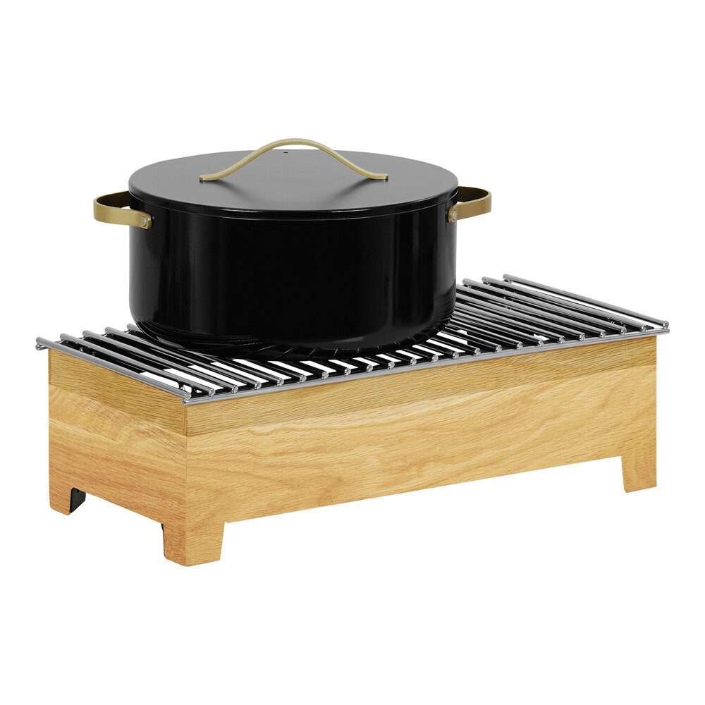 Cal-Mil Sydney 20" x 10" x 5 1/2" Oak Chafer Alternative 23146-21