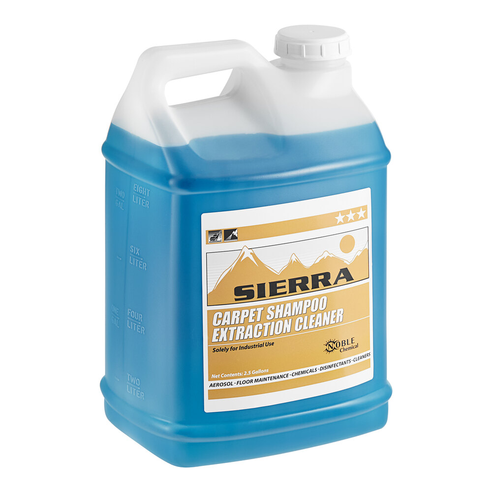 Noble 2.5 gallon / 320 oz. Concentrated Carpet Shampoo Extraction Cleaner - 2/Case