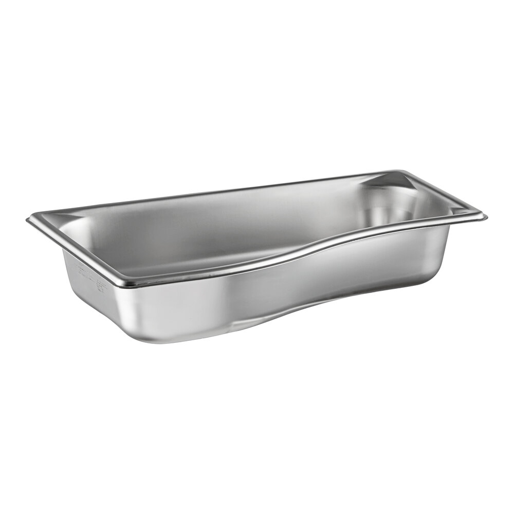 Vollrath 3100320 Super Pan® 1/3 Size Outer 2 1/2" Deep Super Shape Stainless Steel Wild Pan - 22 Gauge