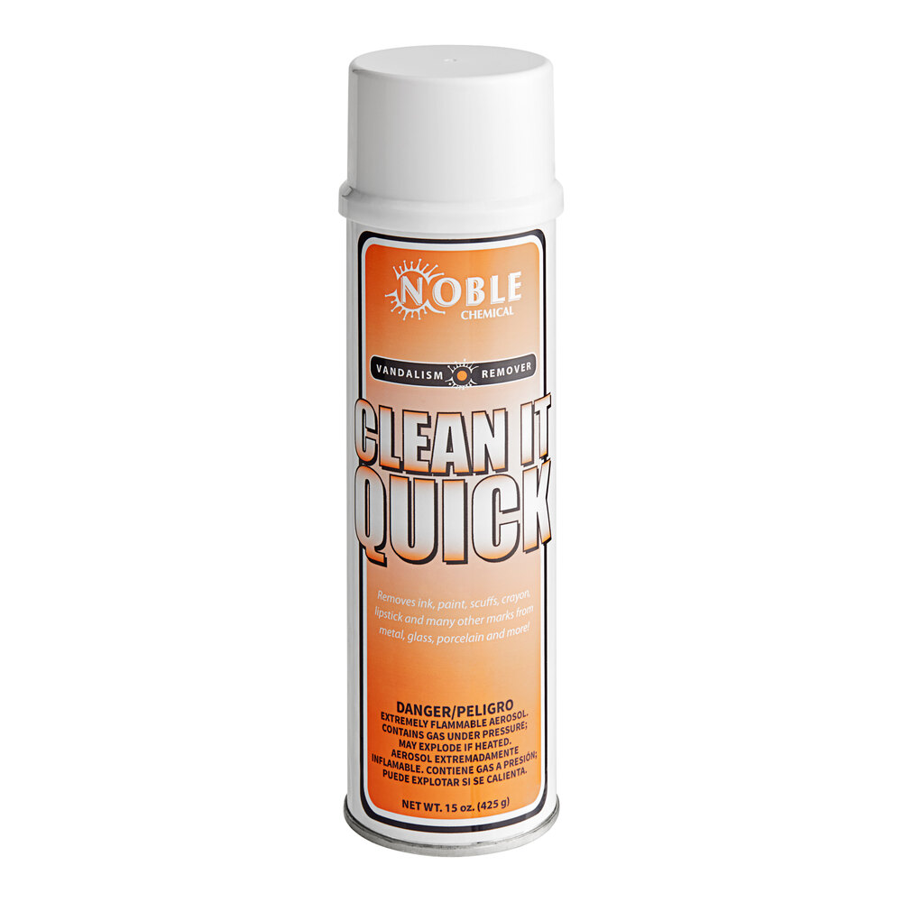 Noble 15 oz. Clean It Quick Ready-to-Use Vandalism Mark Remover - 12/Case