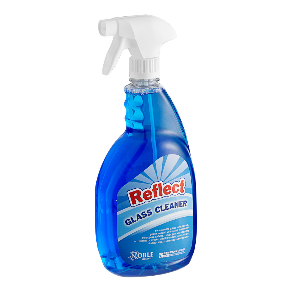 Noble 1 qt. / 32 fl. oz. Reflect Ready-to-Use Glass / Multi-Surface Cleaner - 12/Case