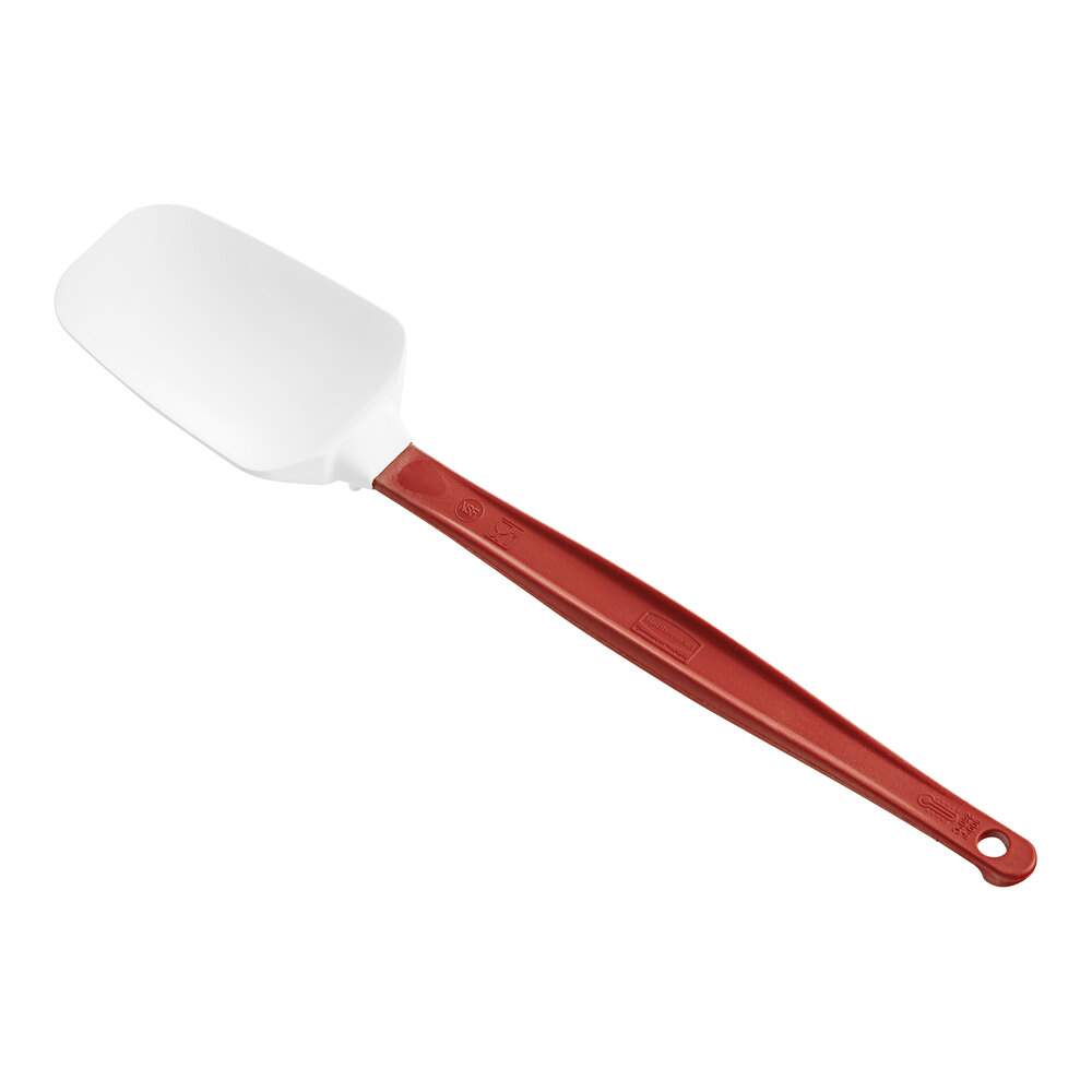 Rubbermaid® FG196700RED 13 1/2" Red High Temperature Silicone Spoonula