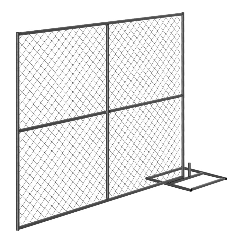 Vestil 102" x 24" x 72" Steel Construction Barrier Add-On Unit HRAIL-A-9072