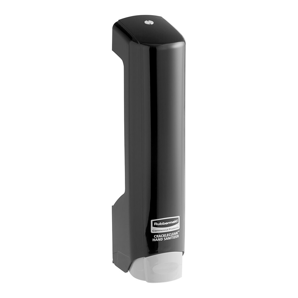 Rubbermaid® CrackleClean 2158426 15.8 oz. Black Sanitizer Dispenser
