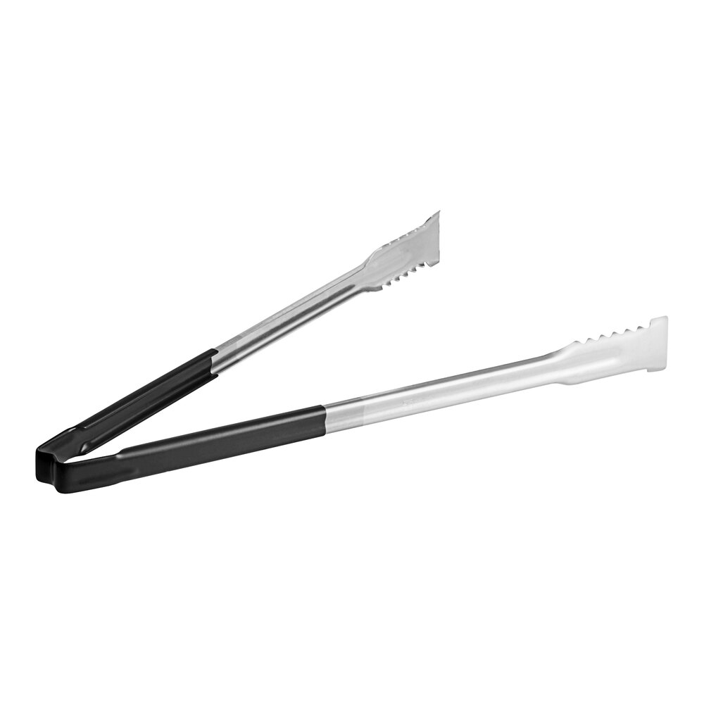 Vollrath 4791620 Jacob's Pride® 16" Stainless Steel VersaGrip Tongs with Black Coated Kool-Touch® Handle
