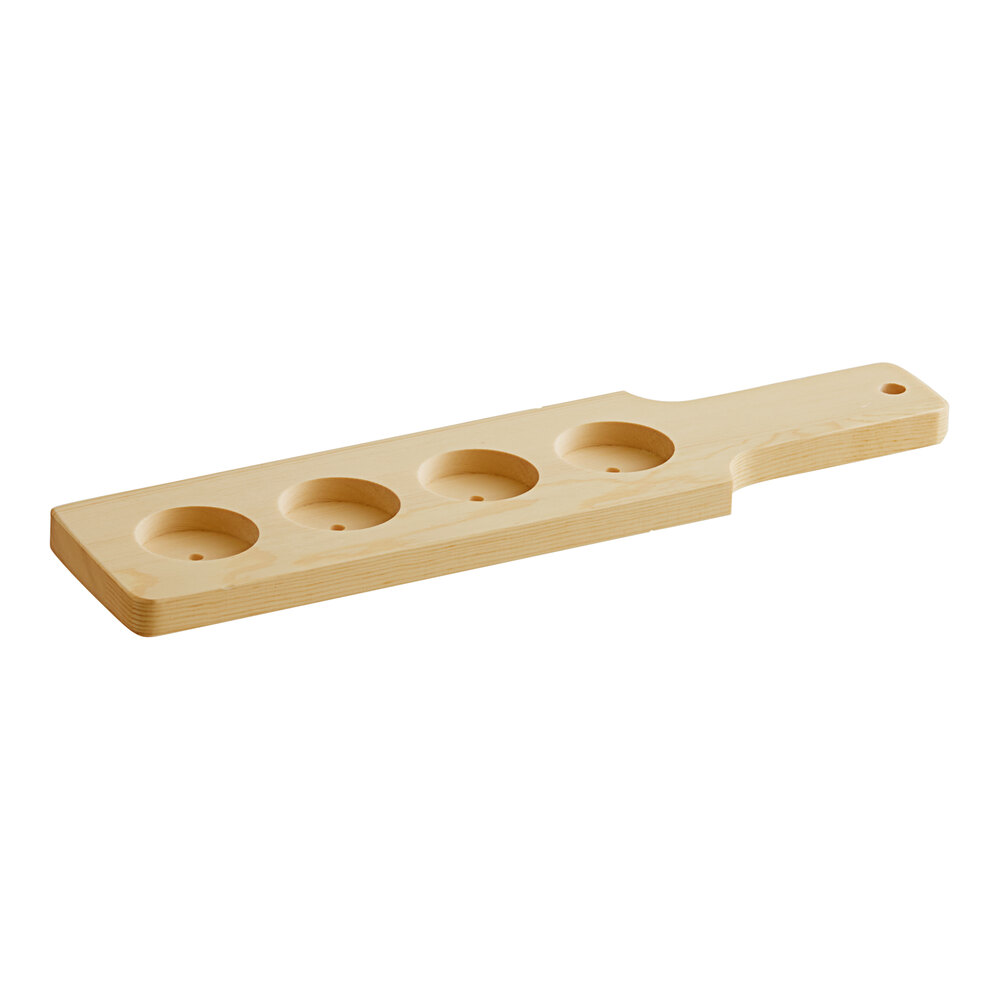 Acopa 14 1/2" Natural Wood Flight Paddle - 12/Case