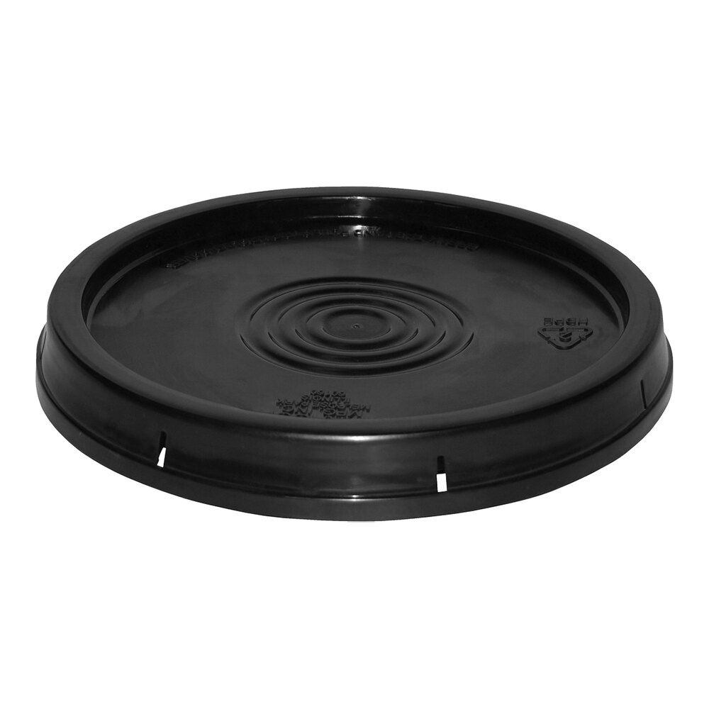 Vestil LID-54-UBK HDPE Black Lid for PAIL-35-PWS, PAIL-54-PWS, and PAIL-6-PWS