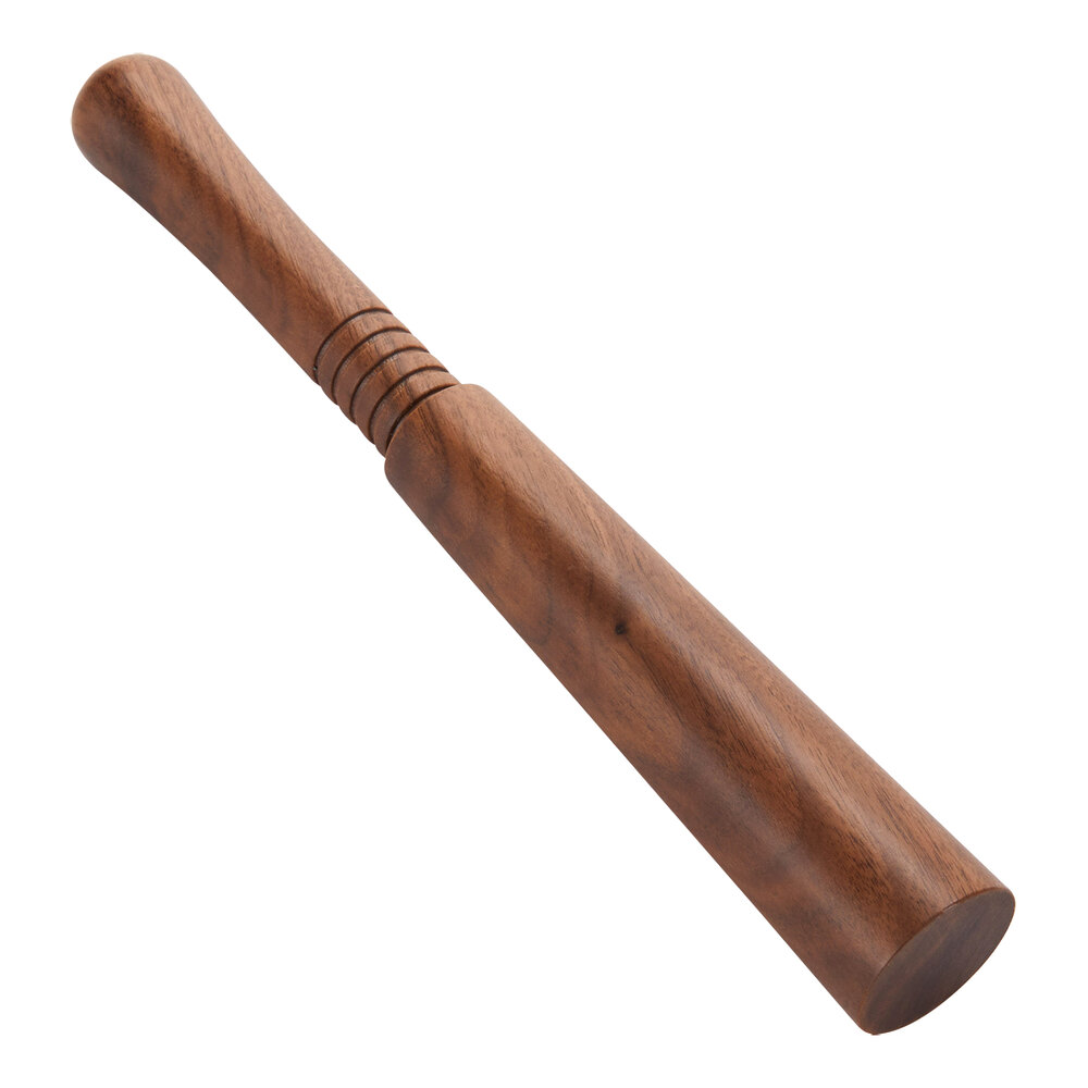 American Metalcraft 10" Walnut Wood Muddler MWW10