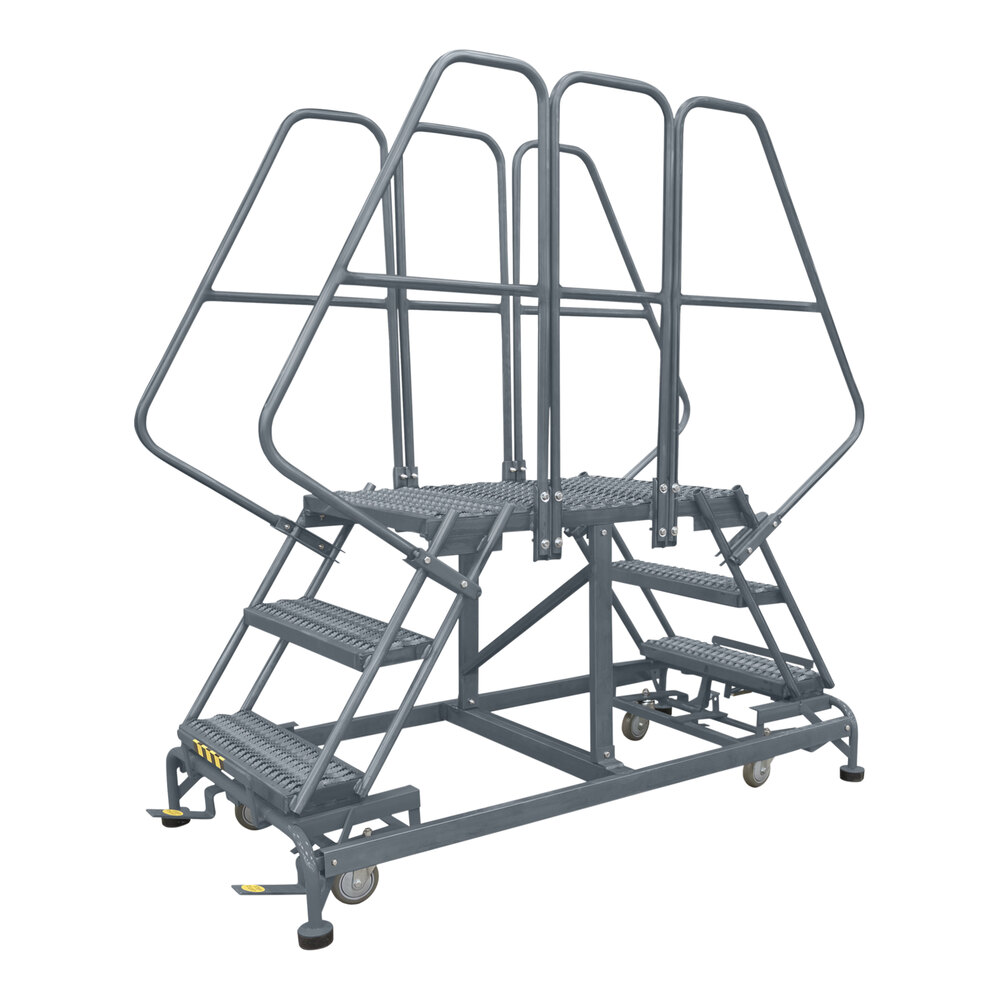 Ballymore 38" x 108" 4-Step Steel Double Entry Work Platform DEP4-3672 - 800 lb. Capacity