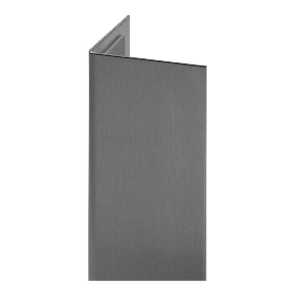 Western Fabricating 3" x 3" x 60" 16 Gauge Stainless Steel Corner Guard with #4 Brushed Finish and 3M Double-Sided Tape 30306016ST