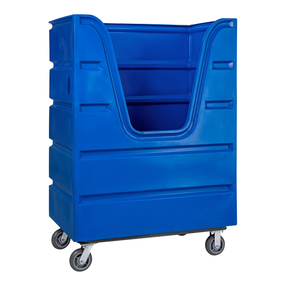 R&B Wire Products, Inc. 48 Cu. Ft. Blue Polypropylene Bulk Transport Truck 847B