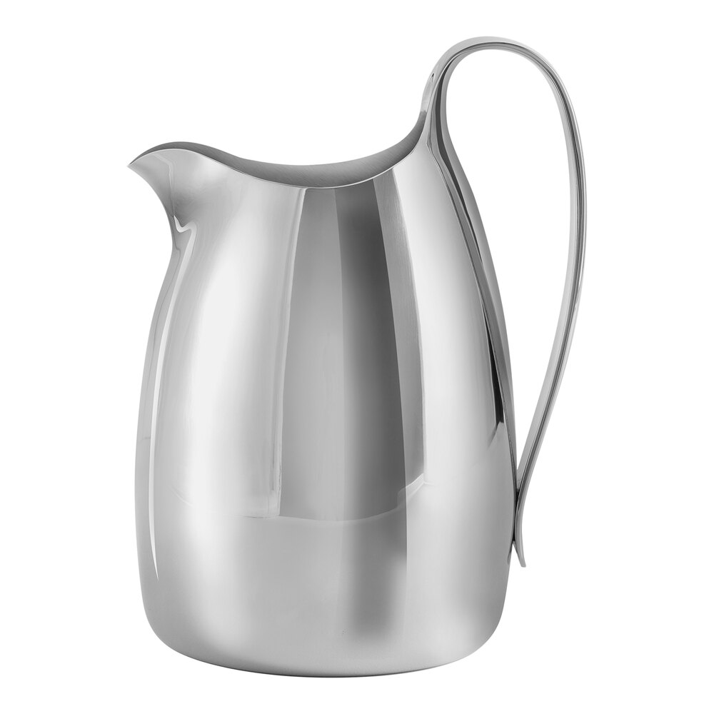 Robert Welch by Steelite International Drift 72 oz. Stainless Steel Pitcher with Ice Guard 5977RW017