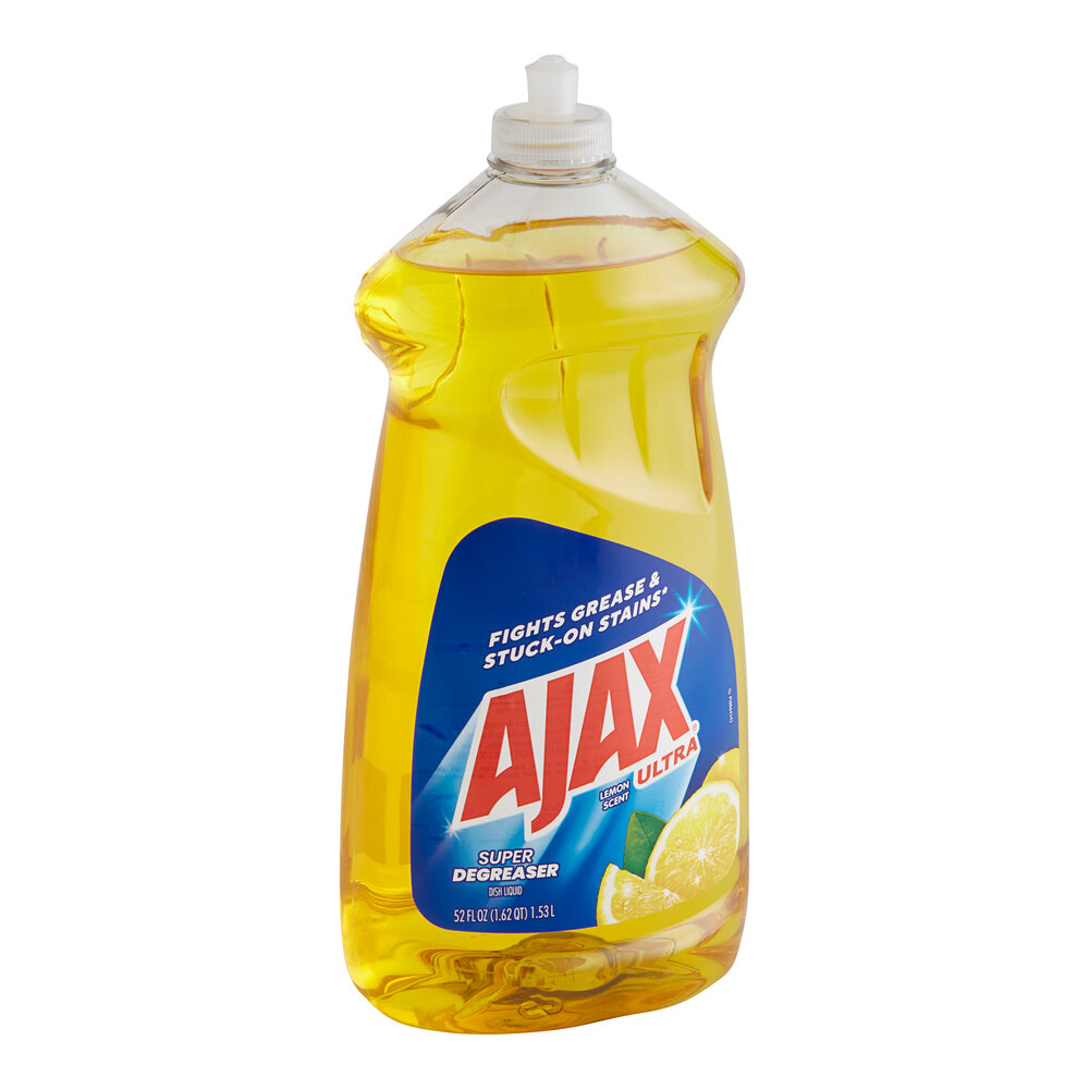 Ajax Ultra CPC49861 52 oz. Lemon Scent Dish Detergent - 6/Case