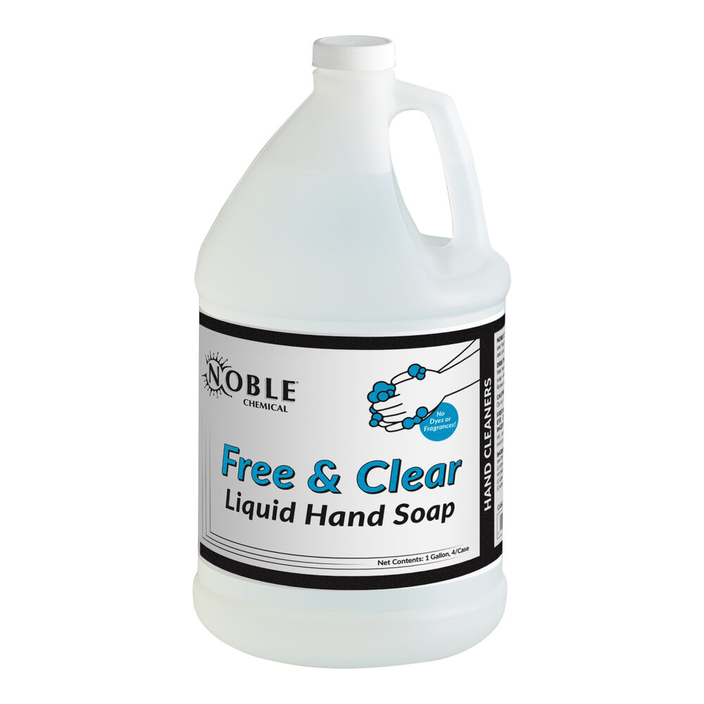 Noble 1 Gallon / 128 oz. Free & Clear Ready-to-Use Liquid Hand Soap