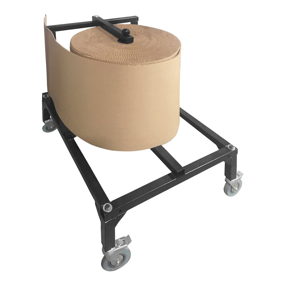 Lavex 72" Mobile Packaging Roll Dispenser with 25" Dispensing Disk EP-6540-72-S