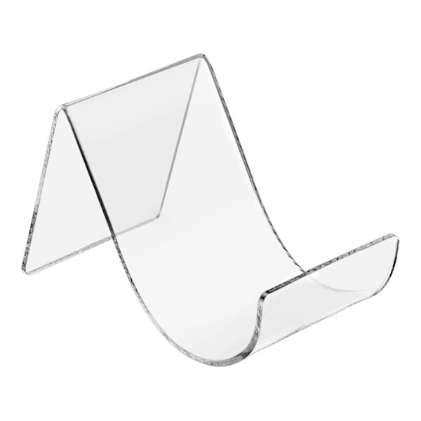 3 1/2" x 6" x 4" Clear Acrylic Clutch Bag Display Stand