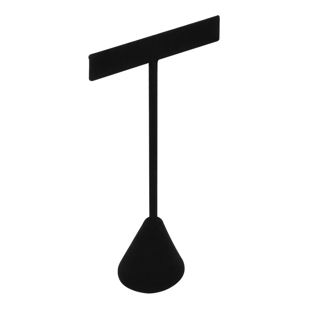 2 1/2" x 5 3/4" Black Velvet T-Shape Earring Display Stand