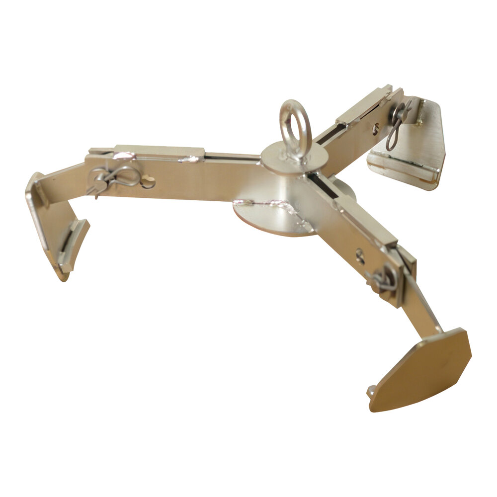 Wesco Industrial Products 1,000 lb. Capacity Stainless Steel Universal Drum Lifter 240063