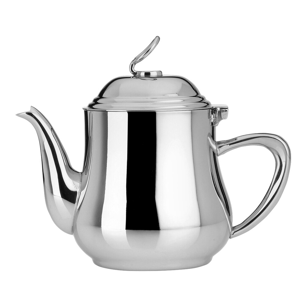 WNK by Steelite International Eminence 21.5 oz. Stainless Steel Teapot 5351S219