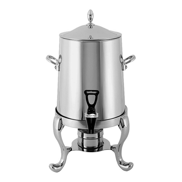 WNK from Steelite International 2.875 Gallon Stainless Steel Single Wall Coffee Urn with Traditional Legs 5370S420