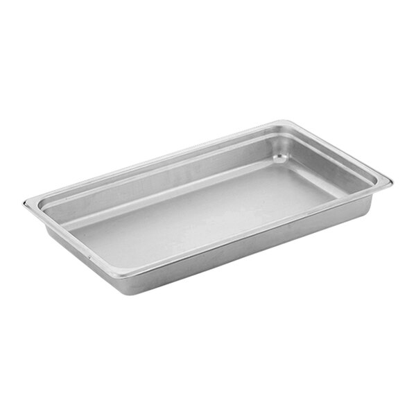 WNK from Steelite International 10 Qt. Rectangular Stainless Steel Chafer Food Pan 5370S545