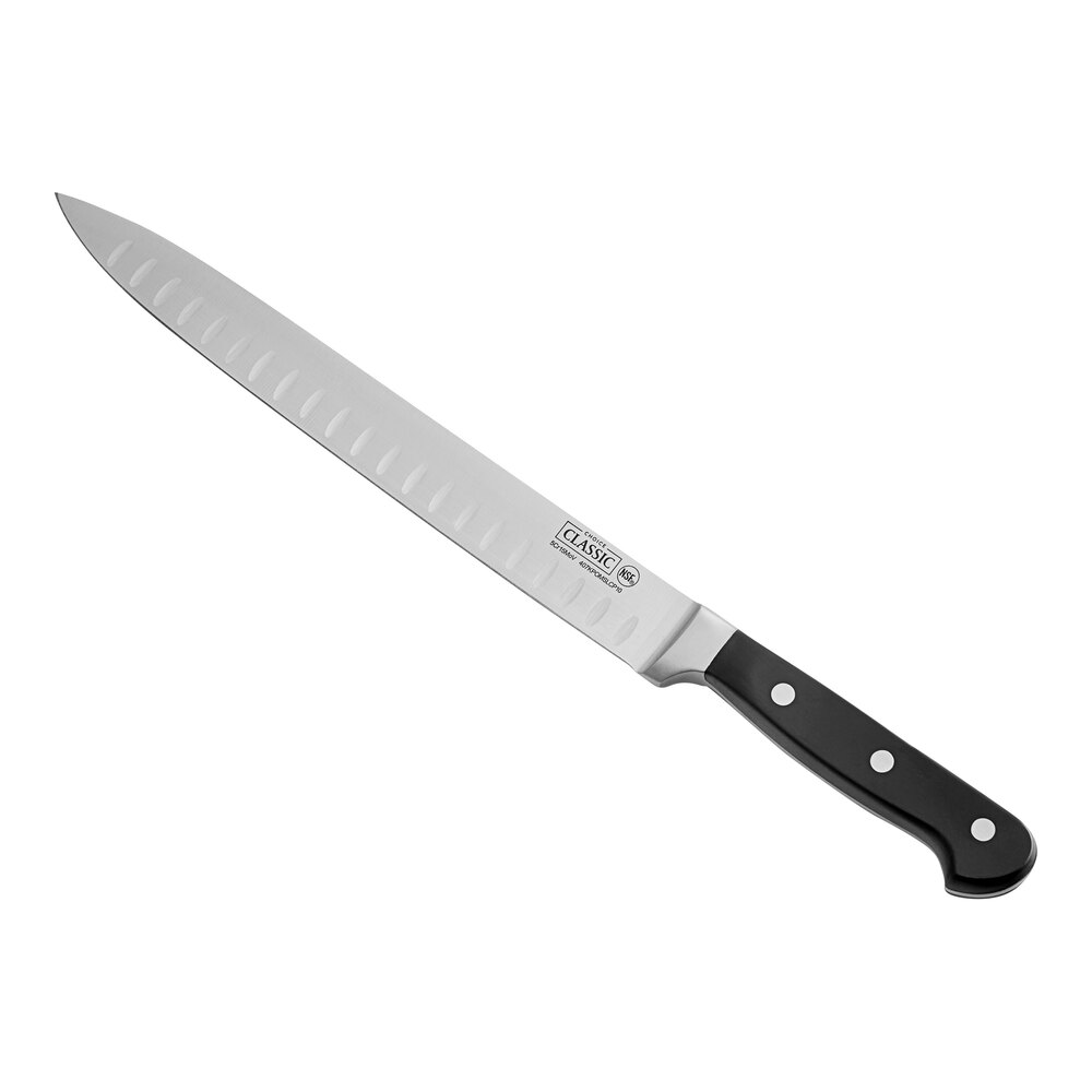 Choice Classic 10" Granton Edge Pointed Carving Knife with POM Handle