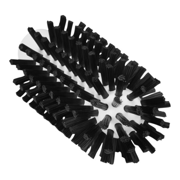 Vikan 2 1/2" Black Stiff Polyester Tube Brush Head 5380639