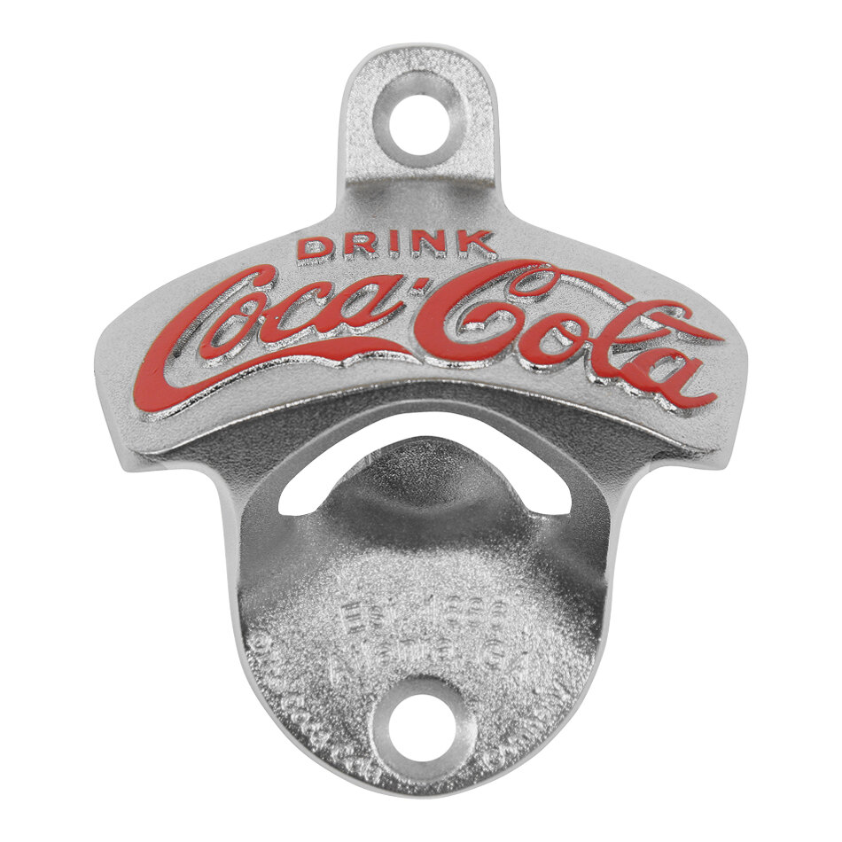 Tablecraft Coca-Cola® Wall-Mount Cast Metal Bottle Opener CC341