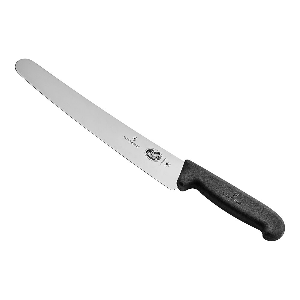 Victorinox 10 1/4" Slicing Knife with Black Fibrox Handle 5.2903.26