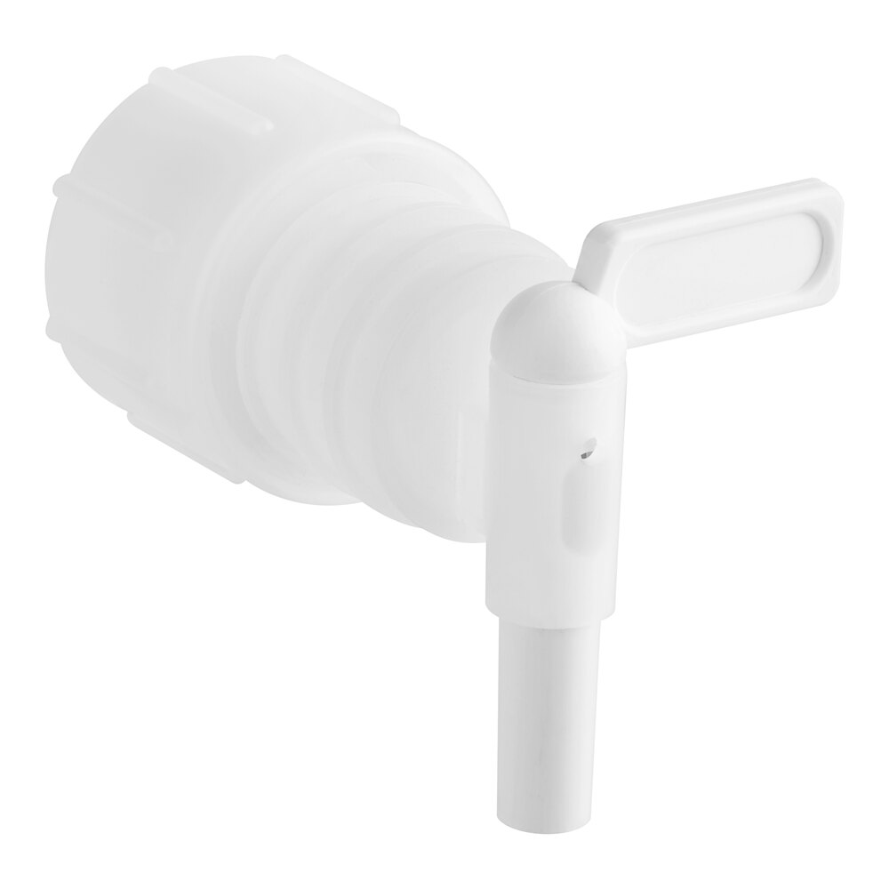 White Dispensing Container Spigot