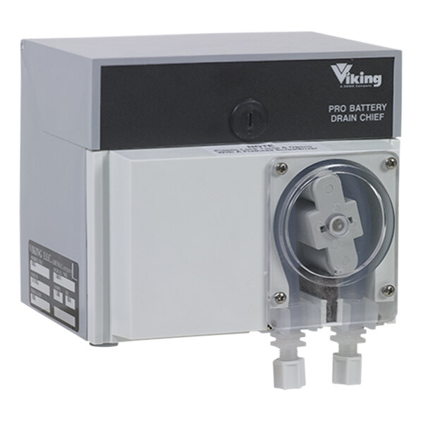 Viking Pro Battery Drain Chief Chemical Pump with Viton Tube for Solvent and D-Limonene Dosing
