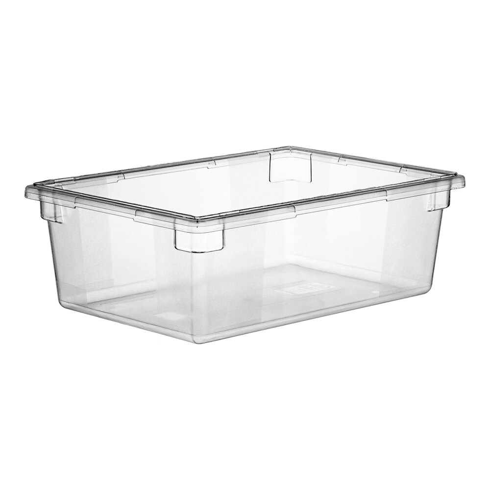 Choice 26" x 18" x 9" Clear Polycarbonate Food Storage Box