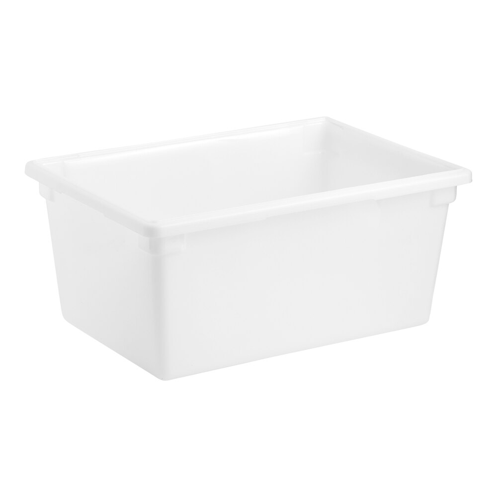 Choice 26" x 18" x 12" White Polyethylene Food Storage Box