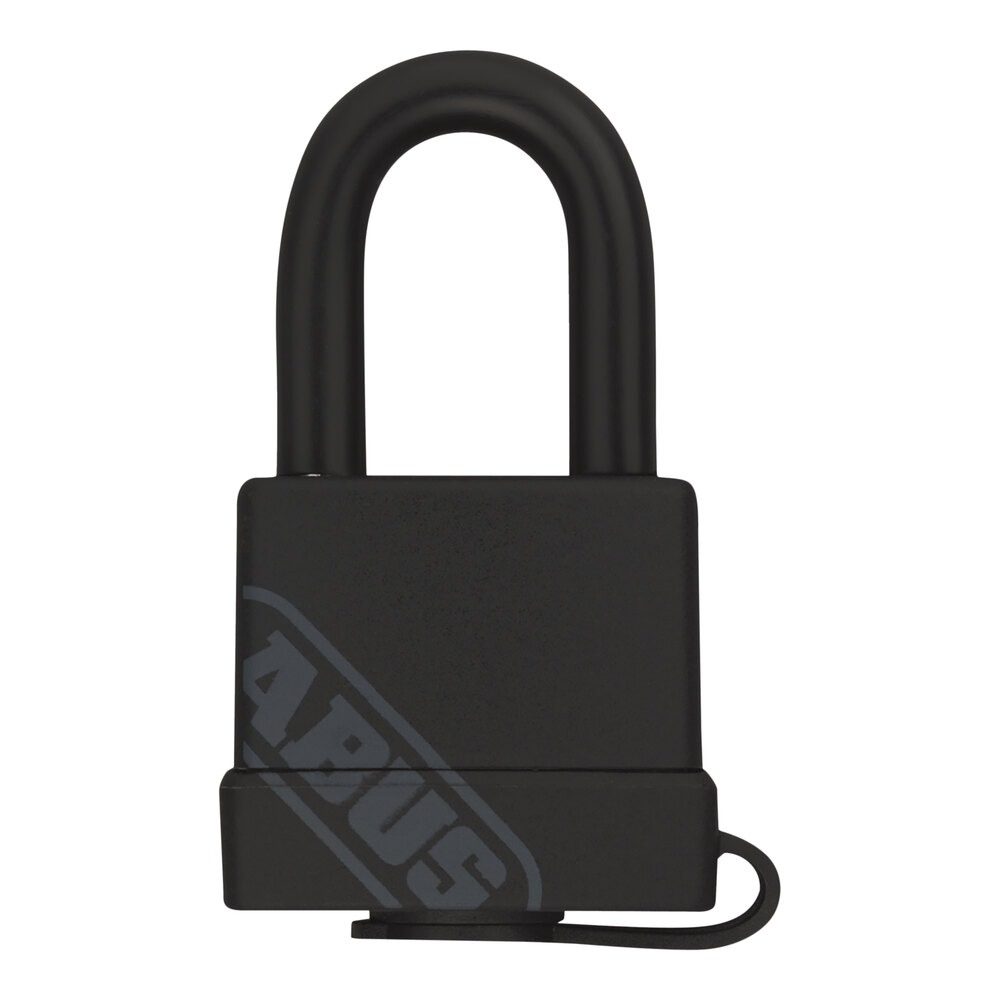 ABUS 70/35 Brass Keyed Padlock with Black Weather-Resistant Cover 6050