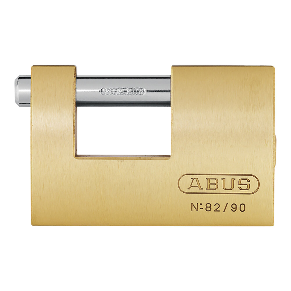 ABUS Monoblock 82/90 Brass Keyed Padlock 82905