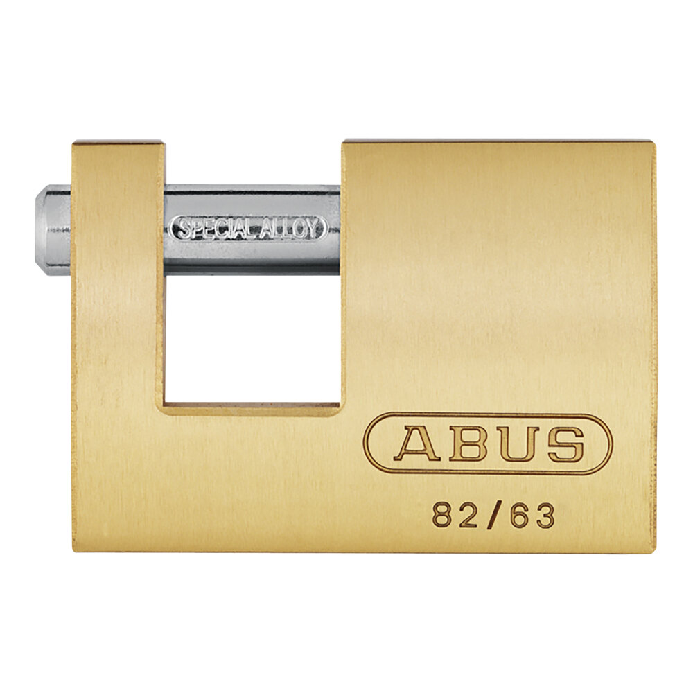 ABUS Monoblock 82/63 Brass Keyed Padlock 82605