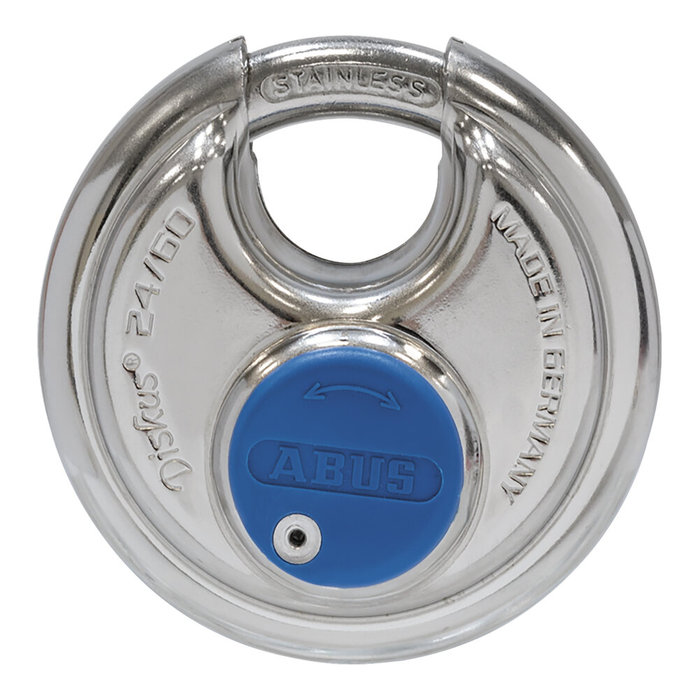 ABUS Diskus 24IB/60 2 3/8" Stainless Steel Keyed Padlock 24915