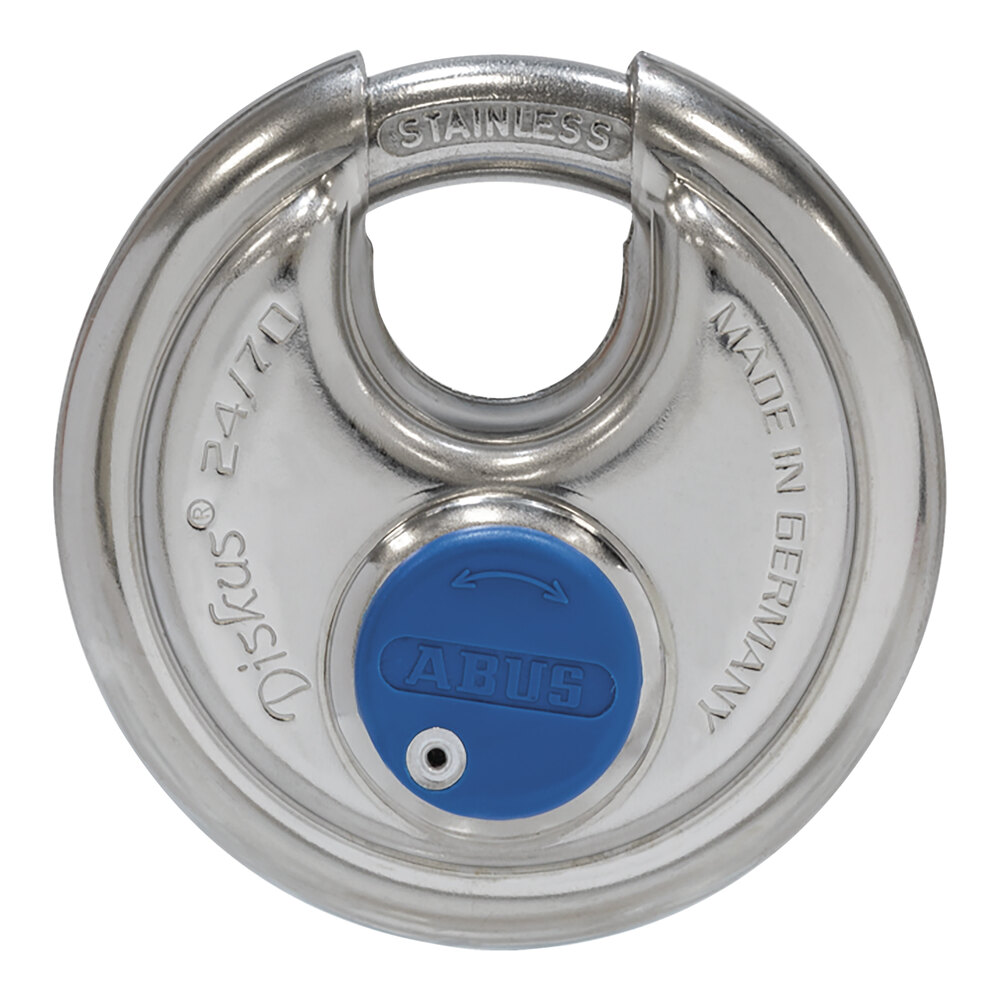 ABUS Diskus 24IB/70 2 3/4" Stainless Steel Keyed Padlock 24015