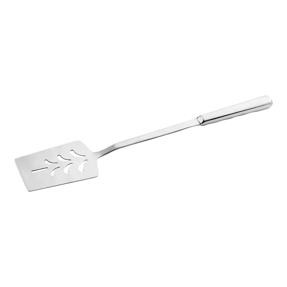 American Metalcraft SPT14 Belaire 14" Stainless Steel Perforated Turner with Hollow Handle