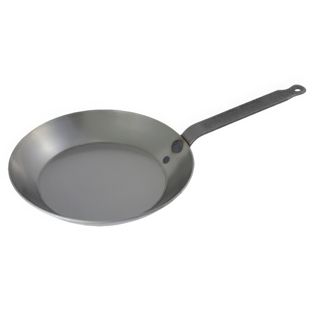 Matfer Bourgeat 062002 9 1/2" Black Carbon Steel Fry Pan