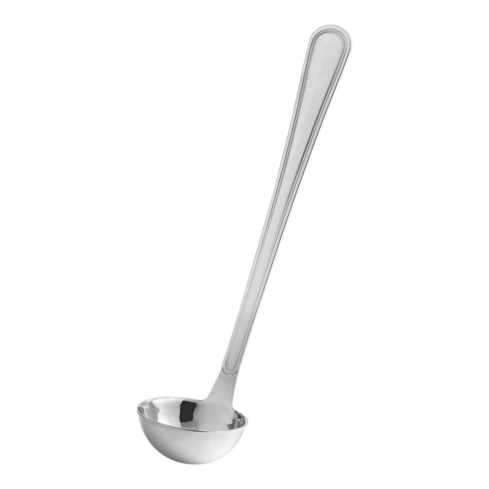 GET BSRIM-07 1.25 oz. Stainless Steel Ladle with Mirror Finish
