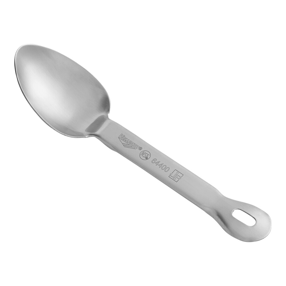 Vollrath 64400 Jacob's Pride® 11 3/4" Heavy-Duty One-Piece Solid Stainless Steel Spoon
