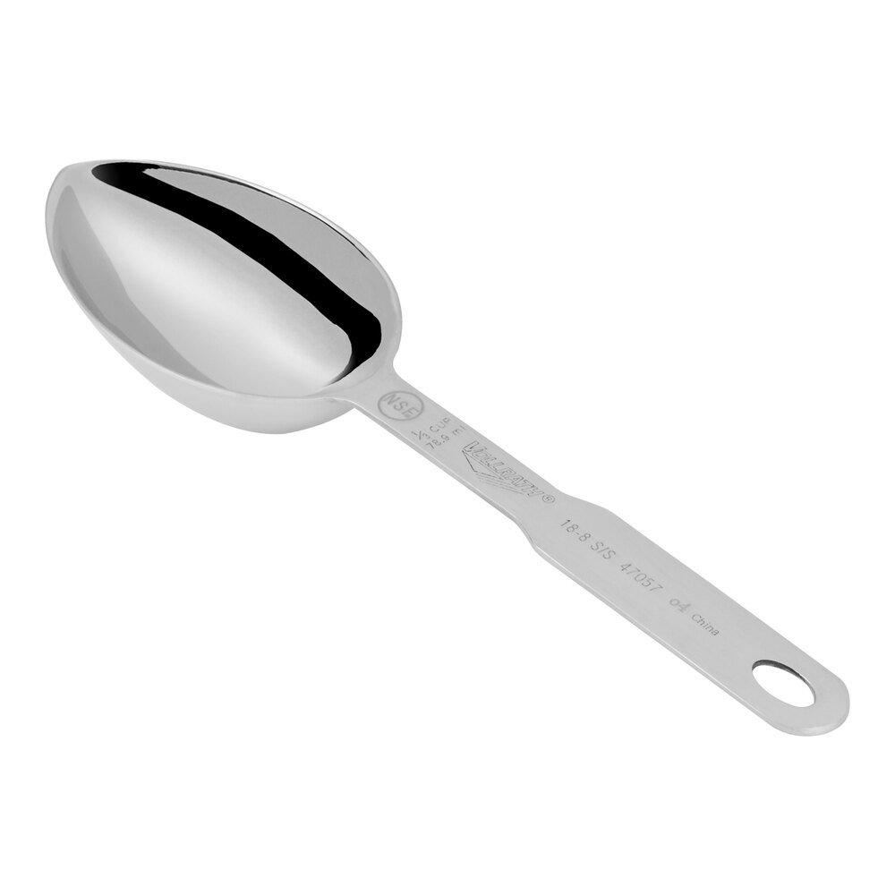 Vollrath 47057 1/3 Cup Stainless Steel Measuring Scoop