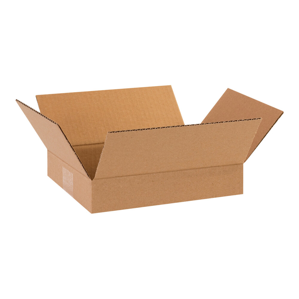 Lavex 11 1/4" x 8 3/4" x 2 3/4" Kraft Corrugated RSC Shipping Box - 25/Case