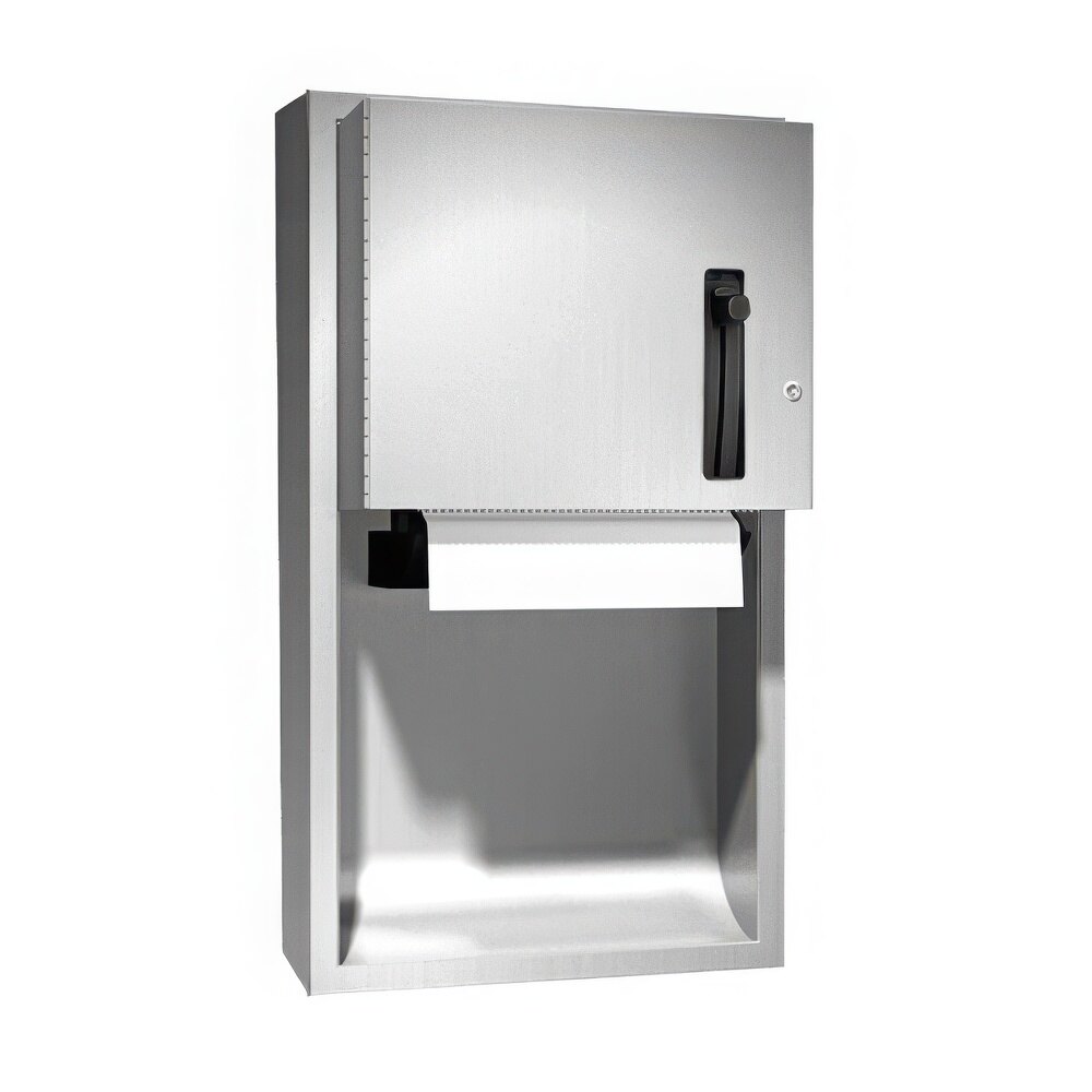 American Specialties, Inc. Traditional 10-045224-9 Surface-Mounted Manual Roll Paper Towel Dispenser