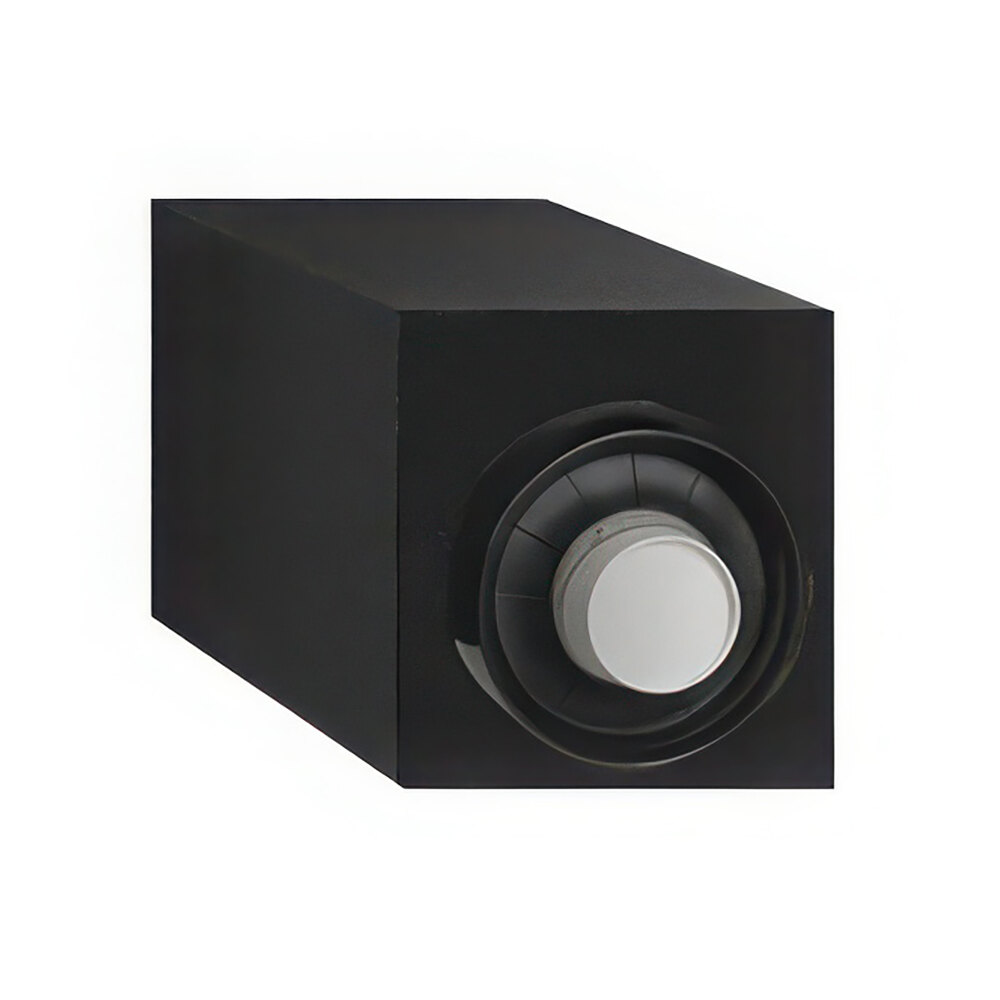 Vollrath 1-C-A Black 1-Slot 8 - 44 oz. Countertop Cup Dispenser Cabinet