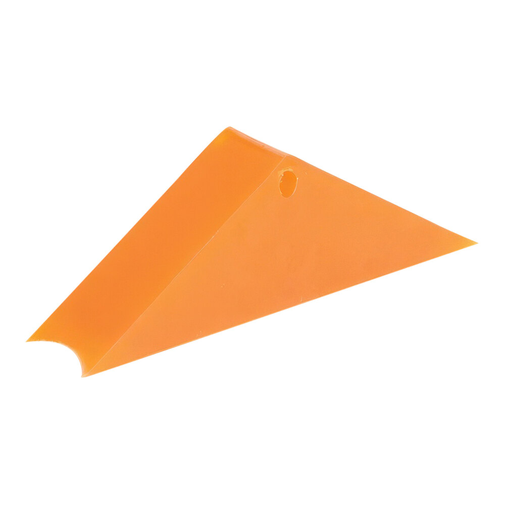 Vestil 11 1/4" x 2 1/4" x 3 5/8" Polyurethane Magnetic Rail Car Wheel Chock RC-WC