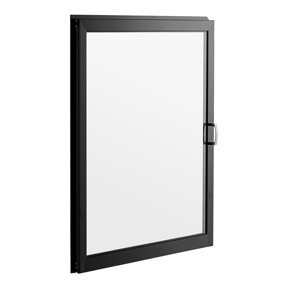 Avantco 19386364 Black Right Glass Door Assembly for BCFD-60 and BCF-60-HC